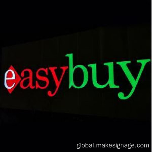 Custom Straight-Cut LED Acrylic Signs Straight Cut LED Acrylic Letter Factory